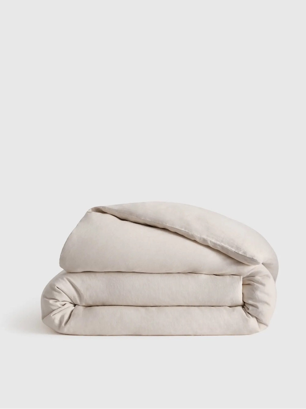 QUINCE European Linen Duvet Cover King/Cal King Sand 9068
